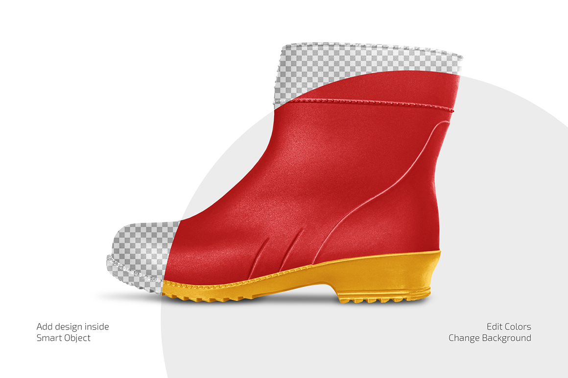 Rain Boots Mockup Set