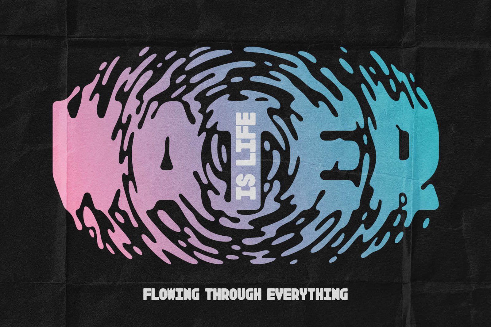 Inky Ripples - Creative Font
