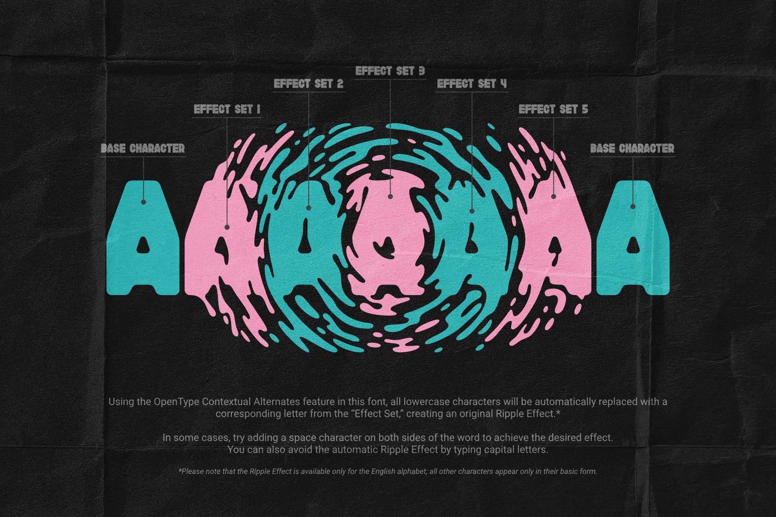 Inky Ripples - Creative Font