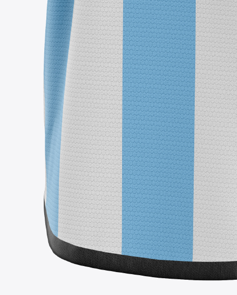 Soccer Jersey Mockup - Back Half Side View