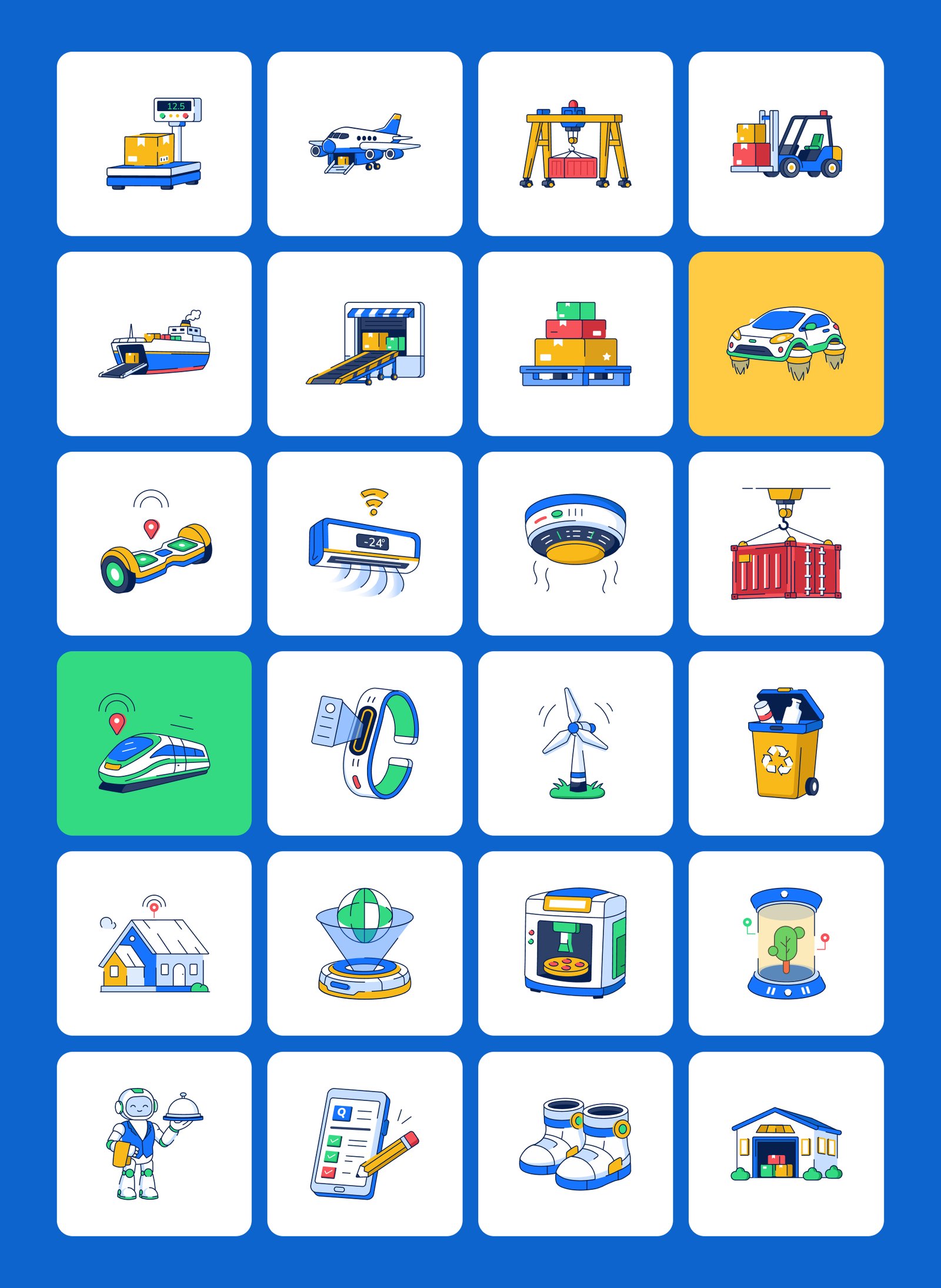 Technology Flat Icons Bundle