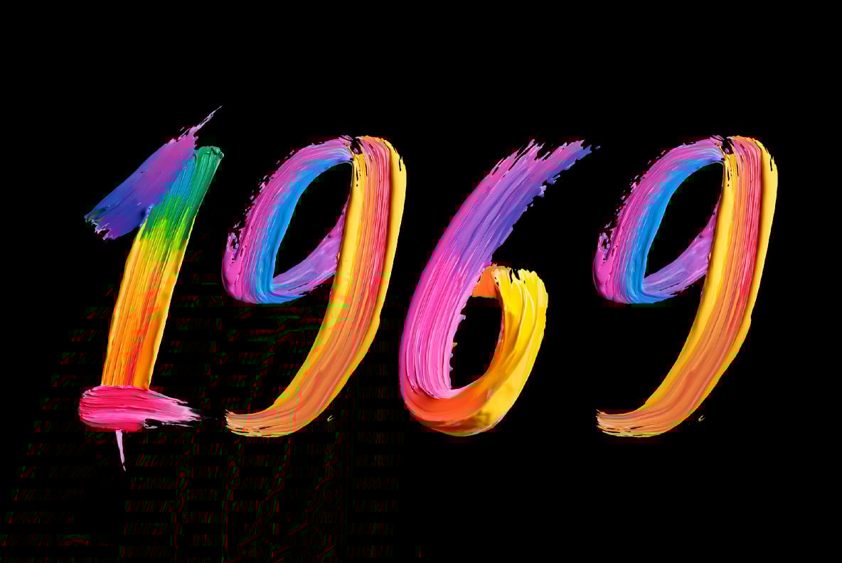 Rainbow Brush Font