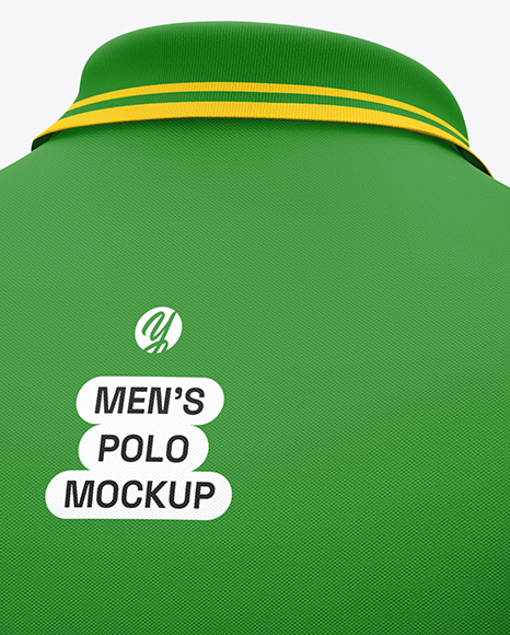 Men's Long Sleeve Polo Shirt Mockup