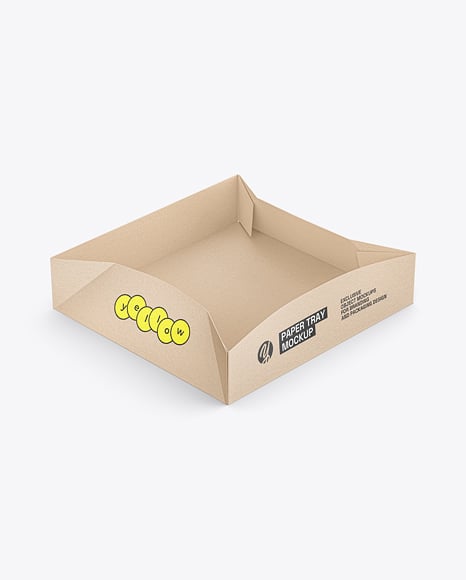 Kraft Paper Food Tray Mockup - Medium+Box+Carrier+Packaging+Mockup+PSD+Mockup+|+Packaging+mockup,+Food+box+packaging,+Mockup