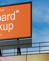 Billboard on the City Street Mockup