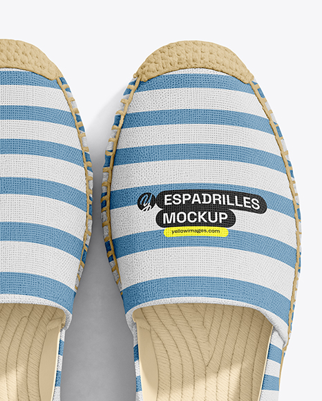 Pair of Women's Espadrilles Mockup