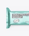 Matte Metallic Snack Package Mockup