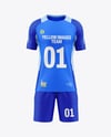 Training Short Sleeve Kit Mockup - Front View