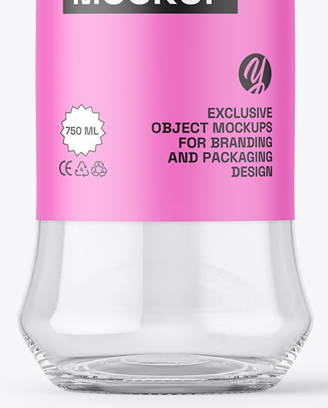 Glass Bottle Mockup