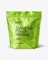 Metallic Stand-up Pouch Mockup