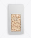 White Chocolate Bar with Nuts Mockup