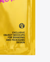 Glossy Sachet Mockup
