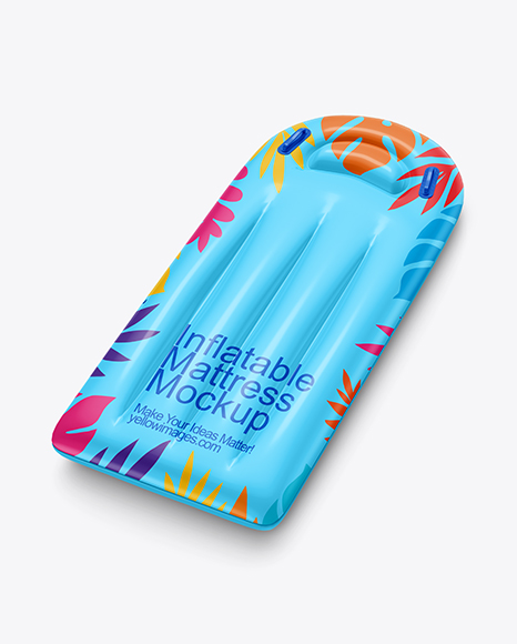 Glossy Inflatable Mattress Mockup