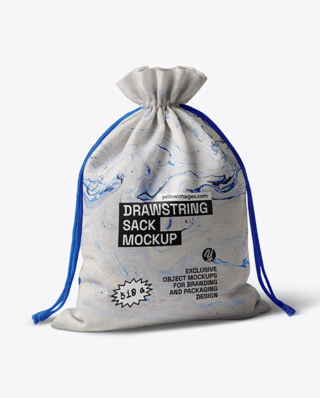 Drawstring Sack Mockup