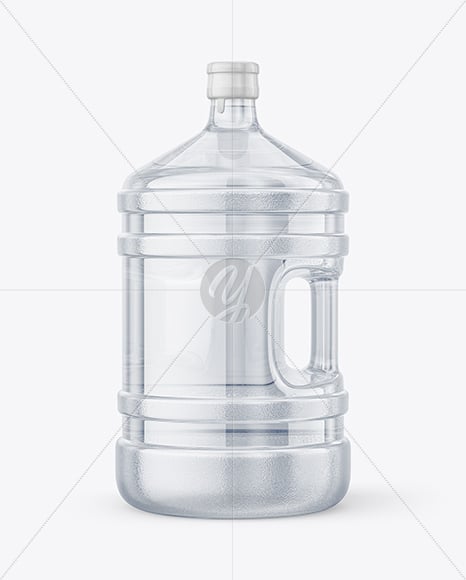 20L PET Water Bottle with Handle Mockup