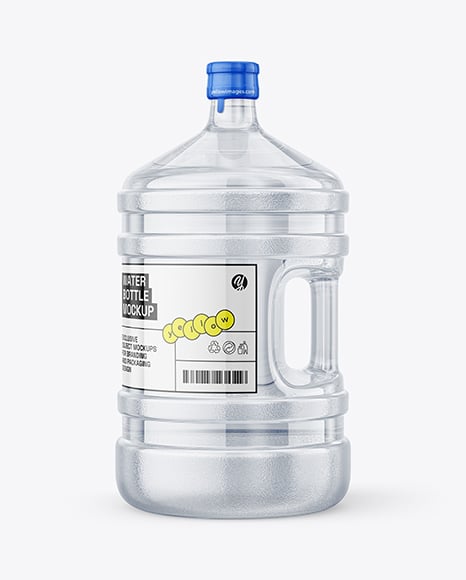 20L PET Water Bottle with Handle Mockup