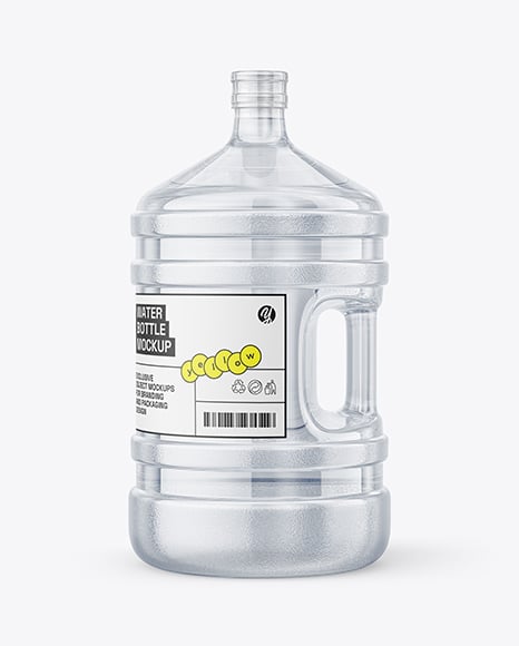 20L PET Water Bottle with Handle Mockup