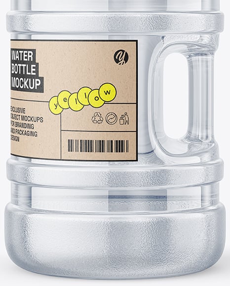 20L PET Water Bottle with Handle Mockup