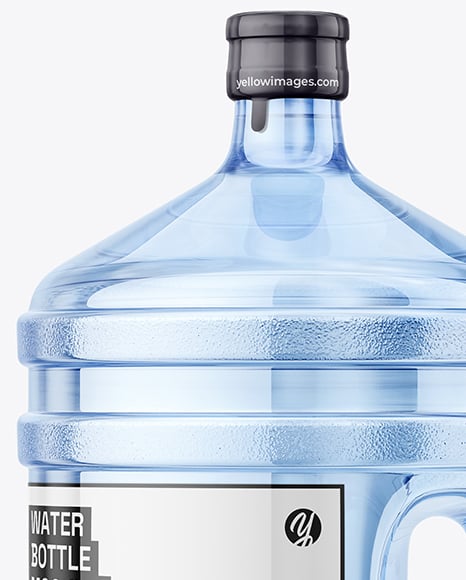 20L PET Water Bottle with Handle Mockup