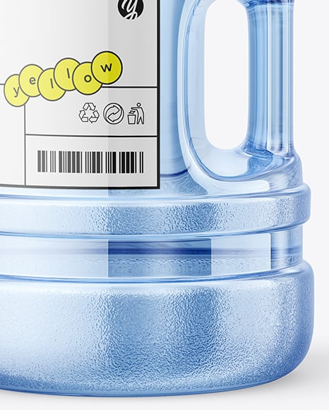 20L PET Water Bottle with Handle Mockup