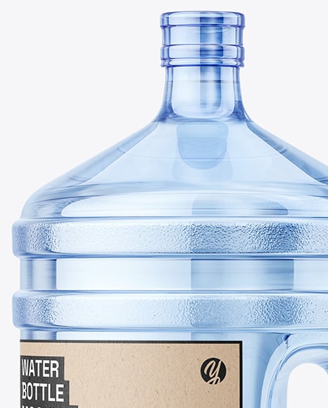 20L PET Water Bottle with Handle Mockup