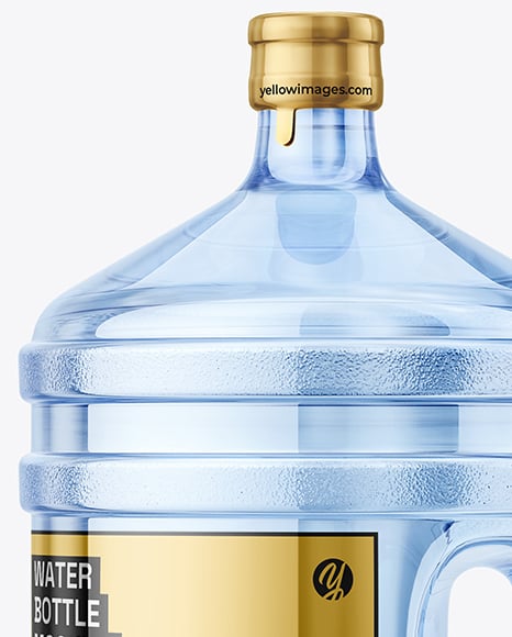 20L PET Water Bottle with Handle Mockup