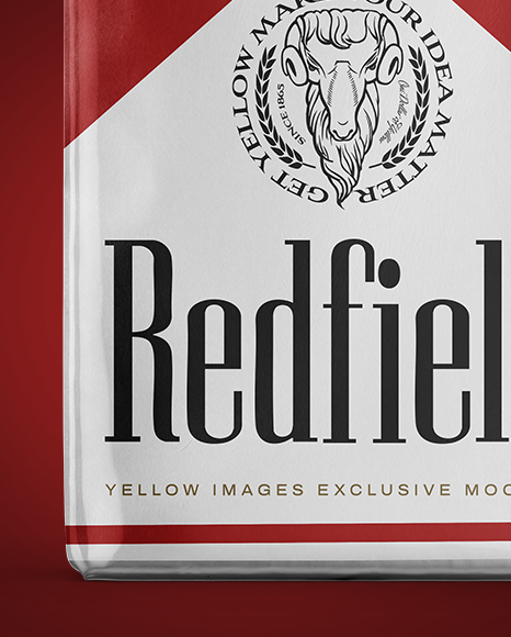 Soft Cigarette Pack Mockup - Front View
