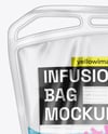 Clear Plastic Infusion Bag Mockup
