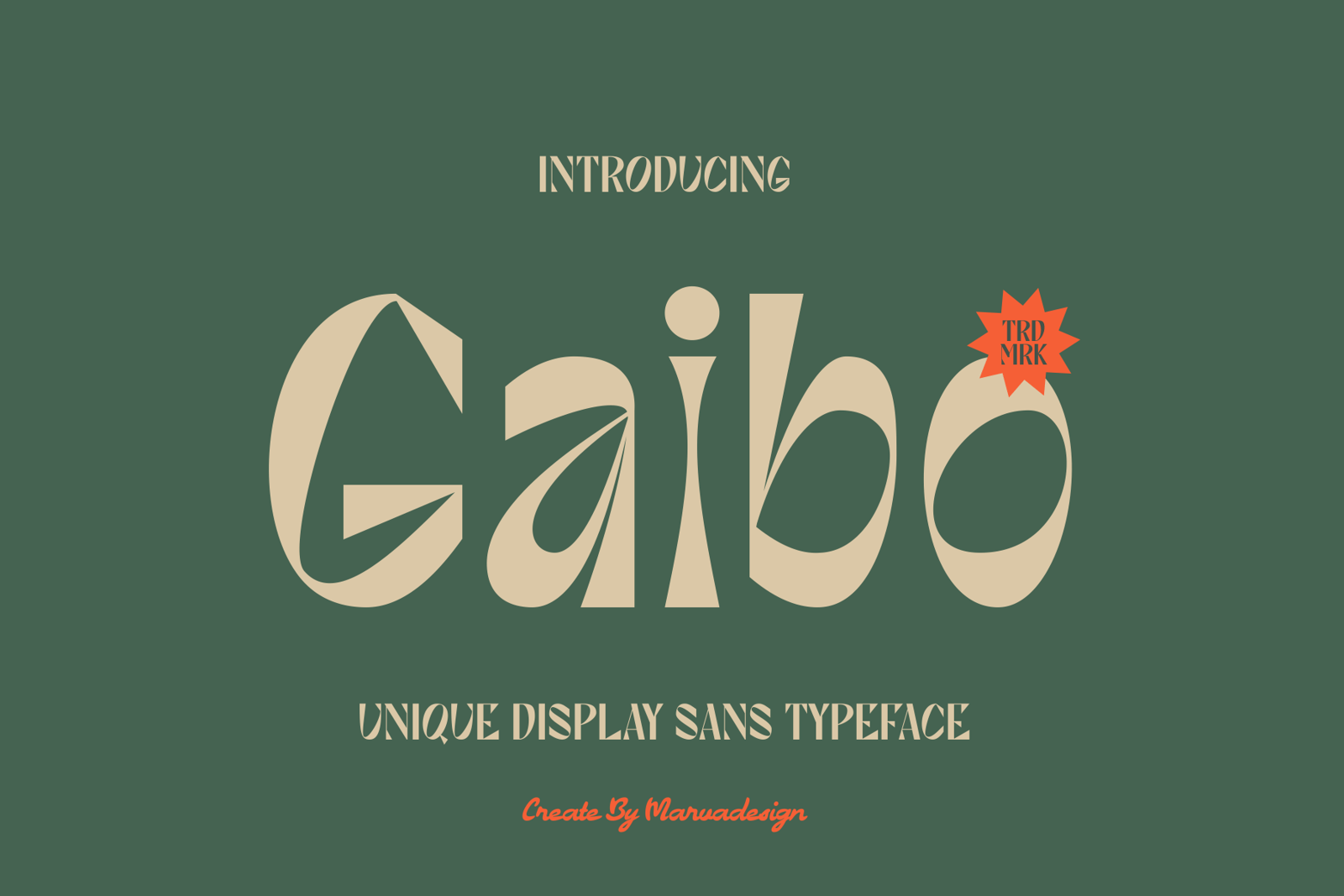 Gaibo Font