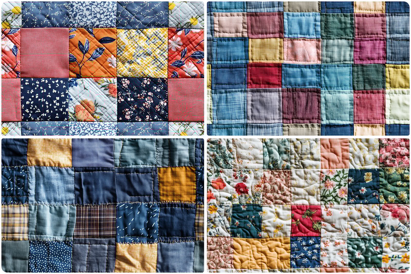 30 Quilting Texture Backgrounds