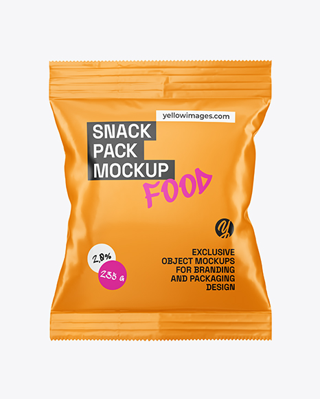 Matte Snack Pack Mockup