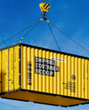 Shipping Container with Slings Mockup