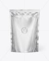 Glossy Metallic Pouch Mockup