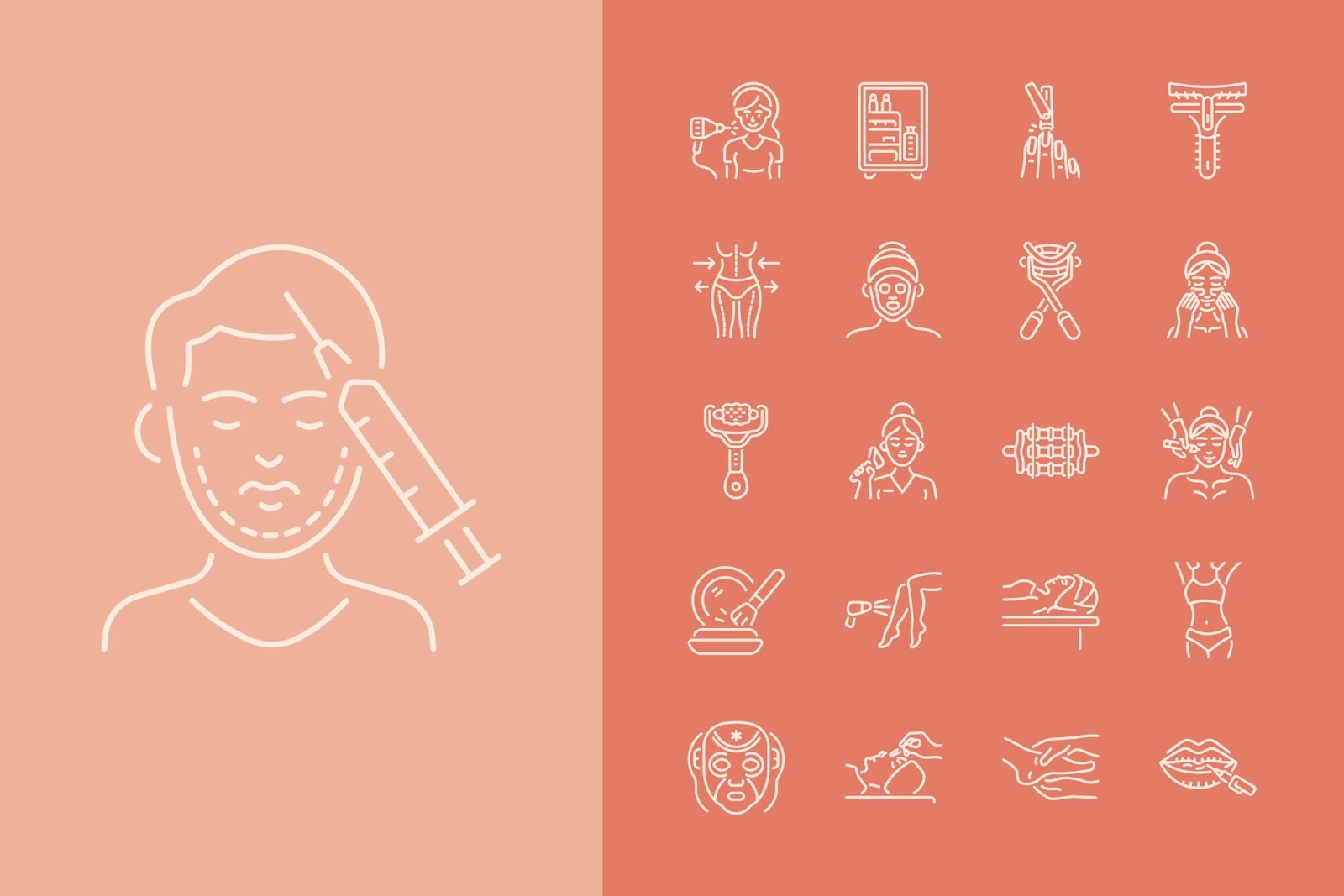 Beauty Icon Art Set