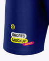 Soccer Shorts Mockup - Back Half Side View