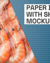 Paper Box with Shrimps Mockup