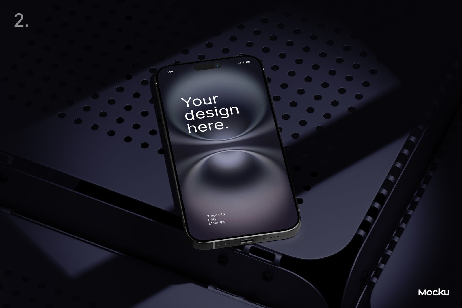 Iphone 16 Mockups - Industrial set