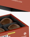 Carton Box with Chocolates Mockup