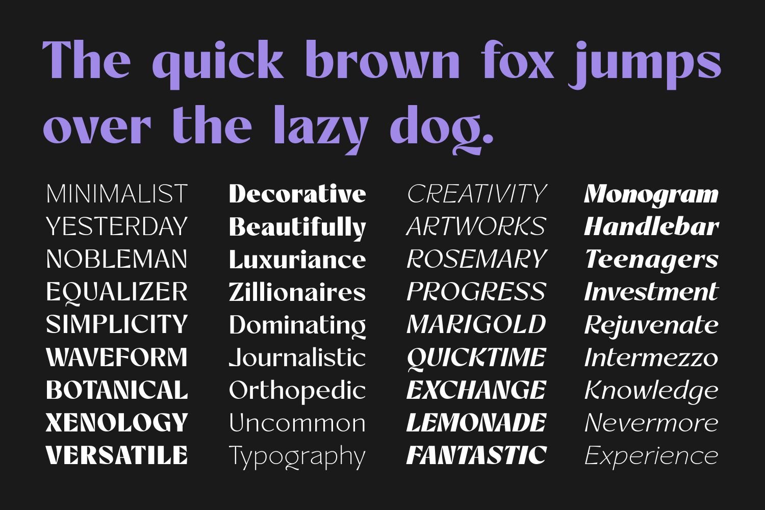 Artezy - Elegant Sans Serif Font Family