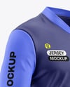 Mesh Jersey Mockup - Half Side View