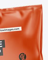 Glossy Snack Package Mockup
