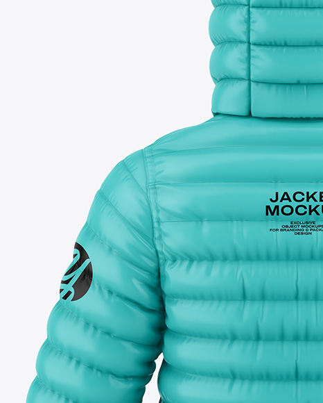 Glossy Down Jacket Mockup
