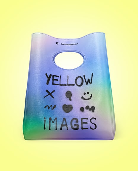 Textile Shopping Bag Mockup