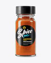 Clear Glass Jar with Cayenne Pepper Mockup