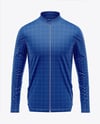 Full-Zip Long Sleeve Jersey Mockup