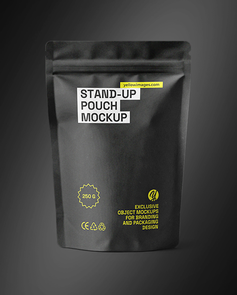 Kraft Stand Up Pouch Mockup