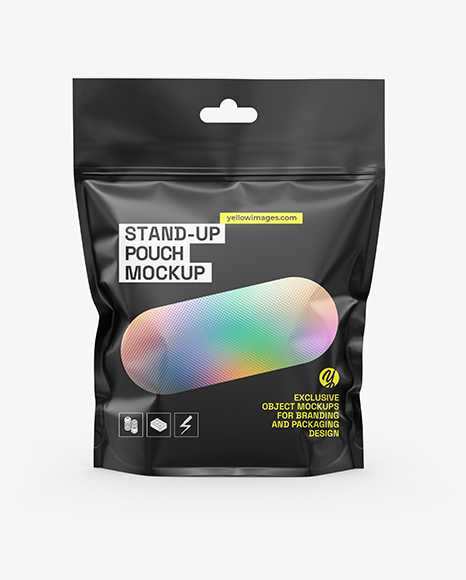 Matte Stand-up Pouch Mockup