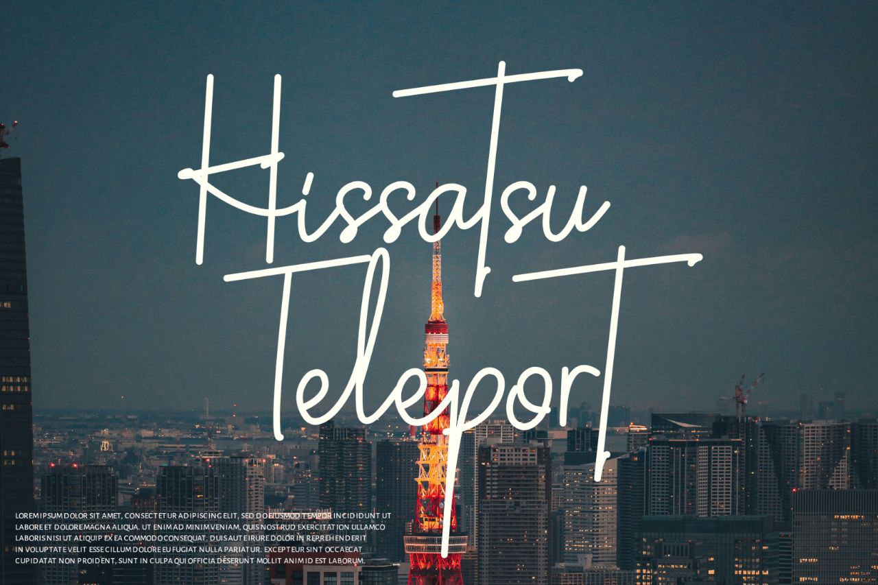 Mangekyou Lotter - Handwritten font