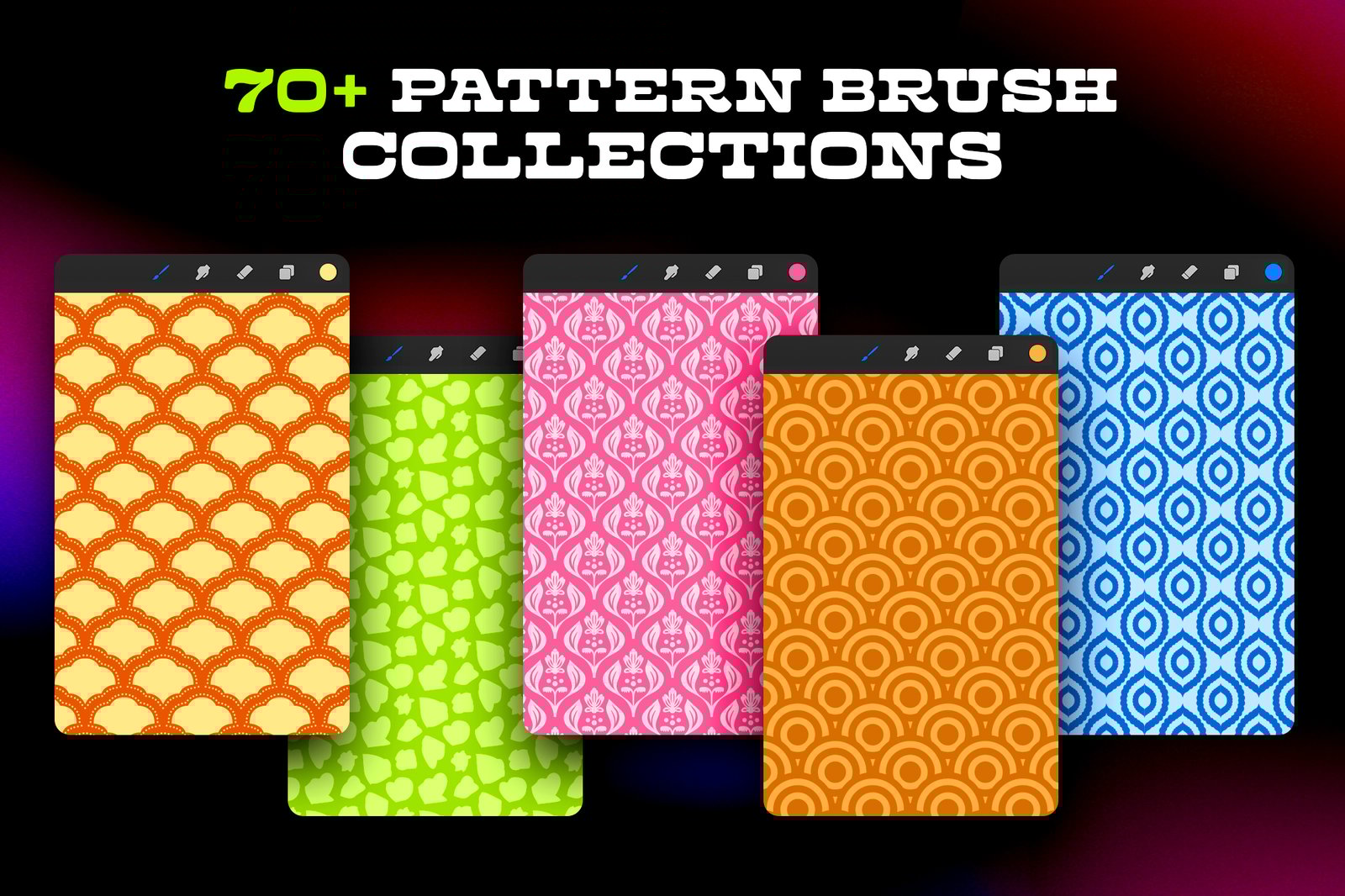 Next Pattern V1 ✦ Procreate Brushes Set