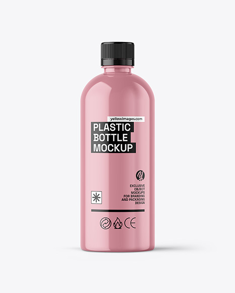 Glossy Cosmetic Bottle Mockup